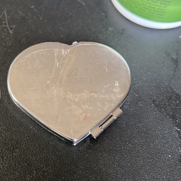 Swarovski Crystal Heart Shaped Mirror - Picture 2 of 2